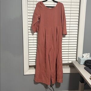 Free People Terracotta Jumpsuit